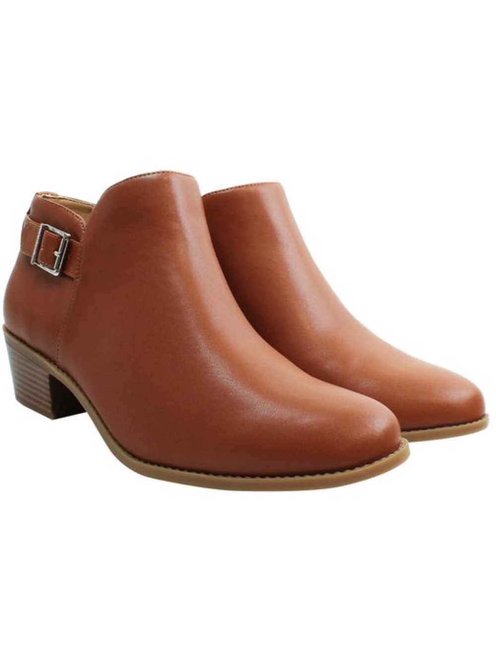 Vionic Millie leather ankle boots in the tan color size 7